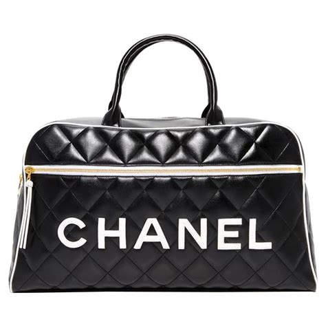 vintage chanel duffle bag|chanel transparent bag.